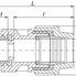 Муфта с внутренней латунной резьбой 50x1''1/2 (Изображение 2)